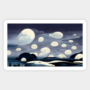 Starry Night Sky Sticker